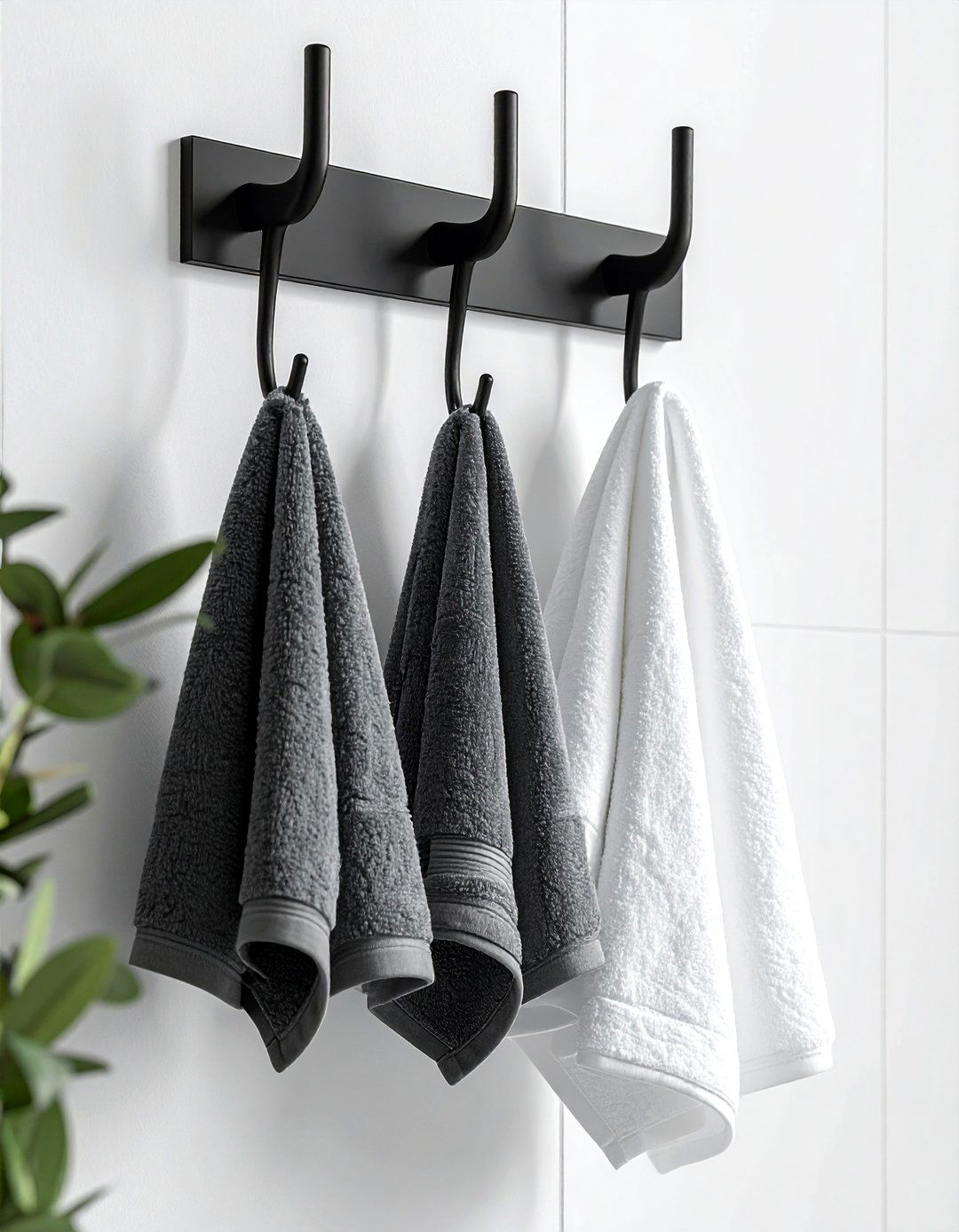 Bathroom wall hook - 30 bathroom space saving ideas