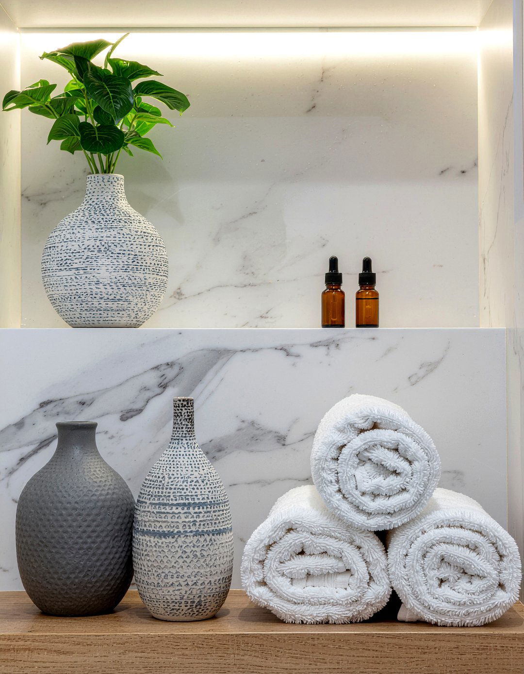 Bathroom wall niche - 30 bathroom built-in ideas