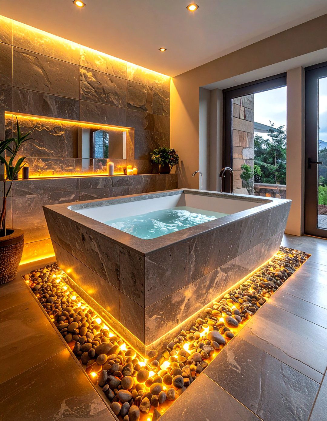 Bathtub Accent Lighting - 30 bathroom ambient lighting ideas