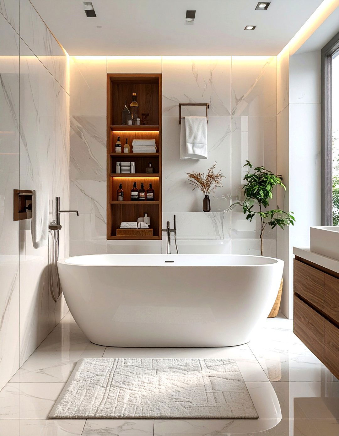 Bathtub Access Panel - 30 bathroom unconventional storage ideas