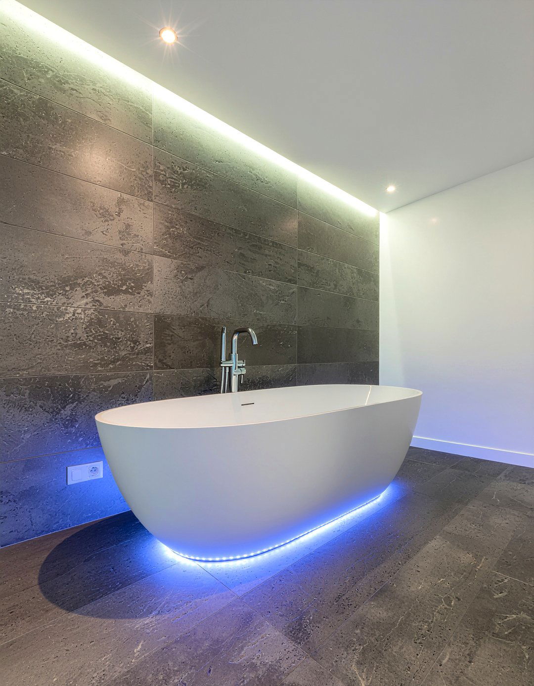 Bathtub accent lighting - 30 bathroom LED lighting ideas