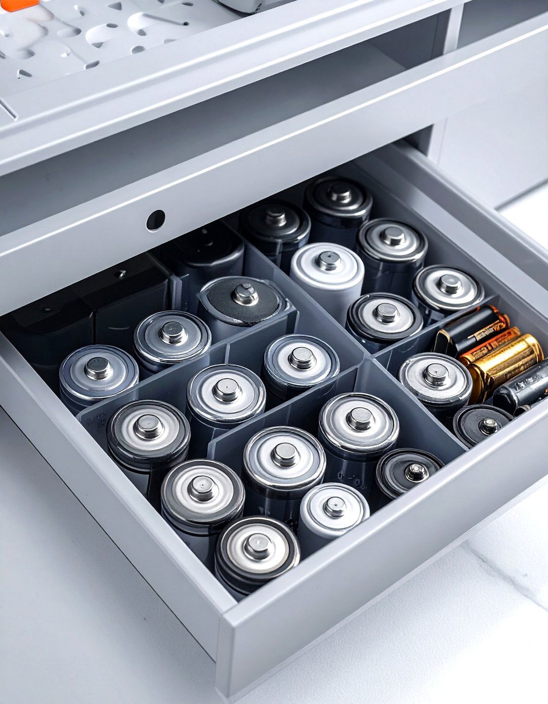Batteries for Candles Storage - 30 dining room drawer organization ideas