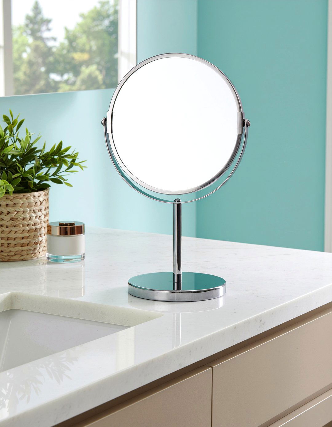 Battery Operated Magnifying Mirror - 30 magnifying mirror bathroom ideas