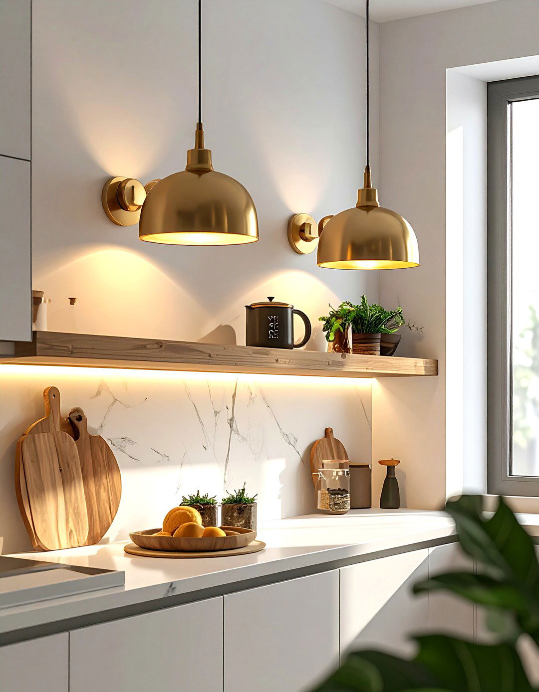 Battery Operated Sconce - 30 removable kitchen ideas