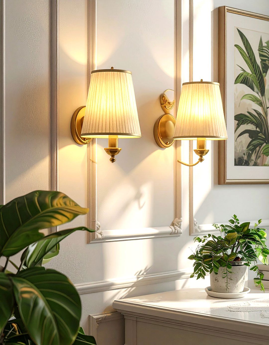 Battery Operated Sconce - 30 living room accent lighting ideas