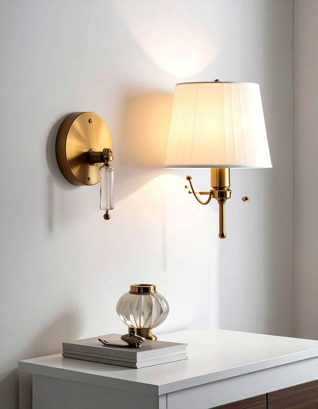 Battery Operated Wall Sconce - 30 no damage decor ideas