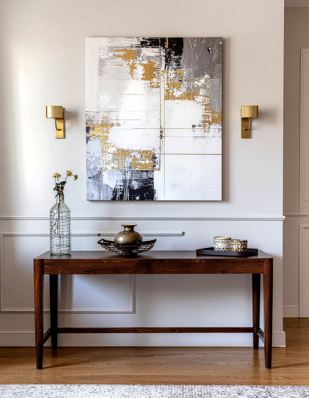 Battery Powered Sconce - 30 no damage living room ideas