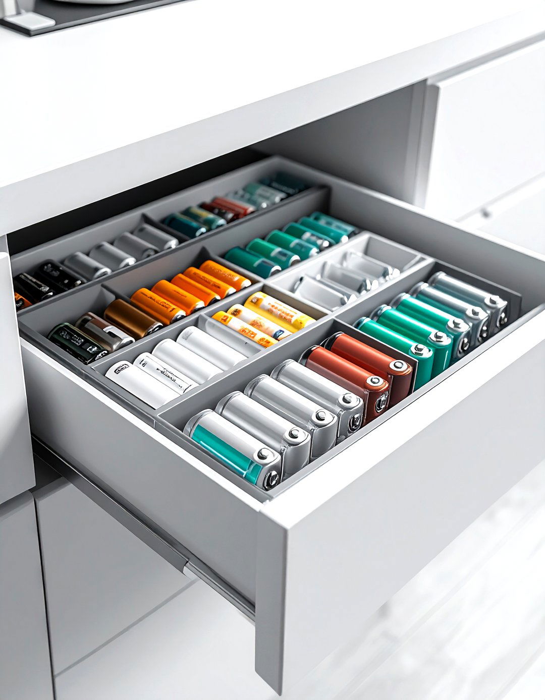 Battery Storage Organizer Box - 30 living room drawer organization ideas