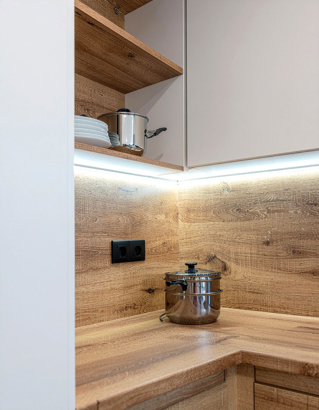 Battery operated kitchen lighting - 30 LED strip kitchen lighting ideas