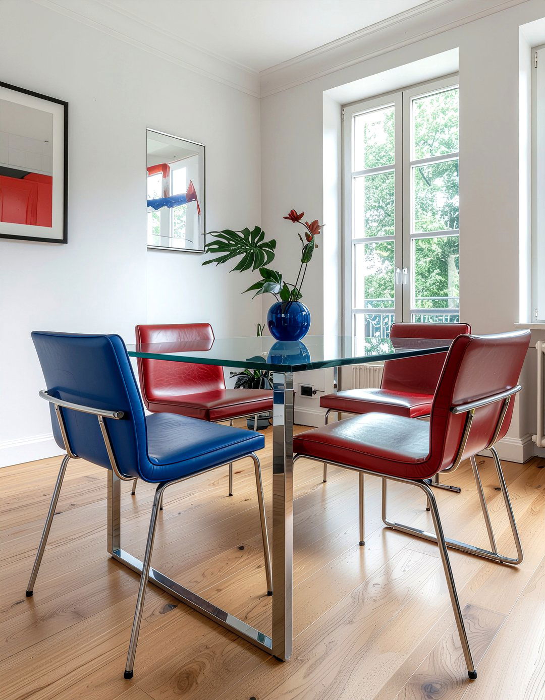 Bauhaus modern dining room - 30 dining room style mixing ideas