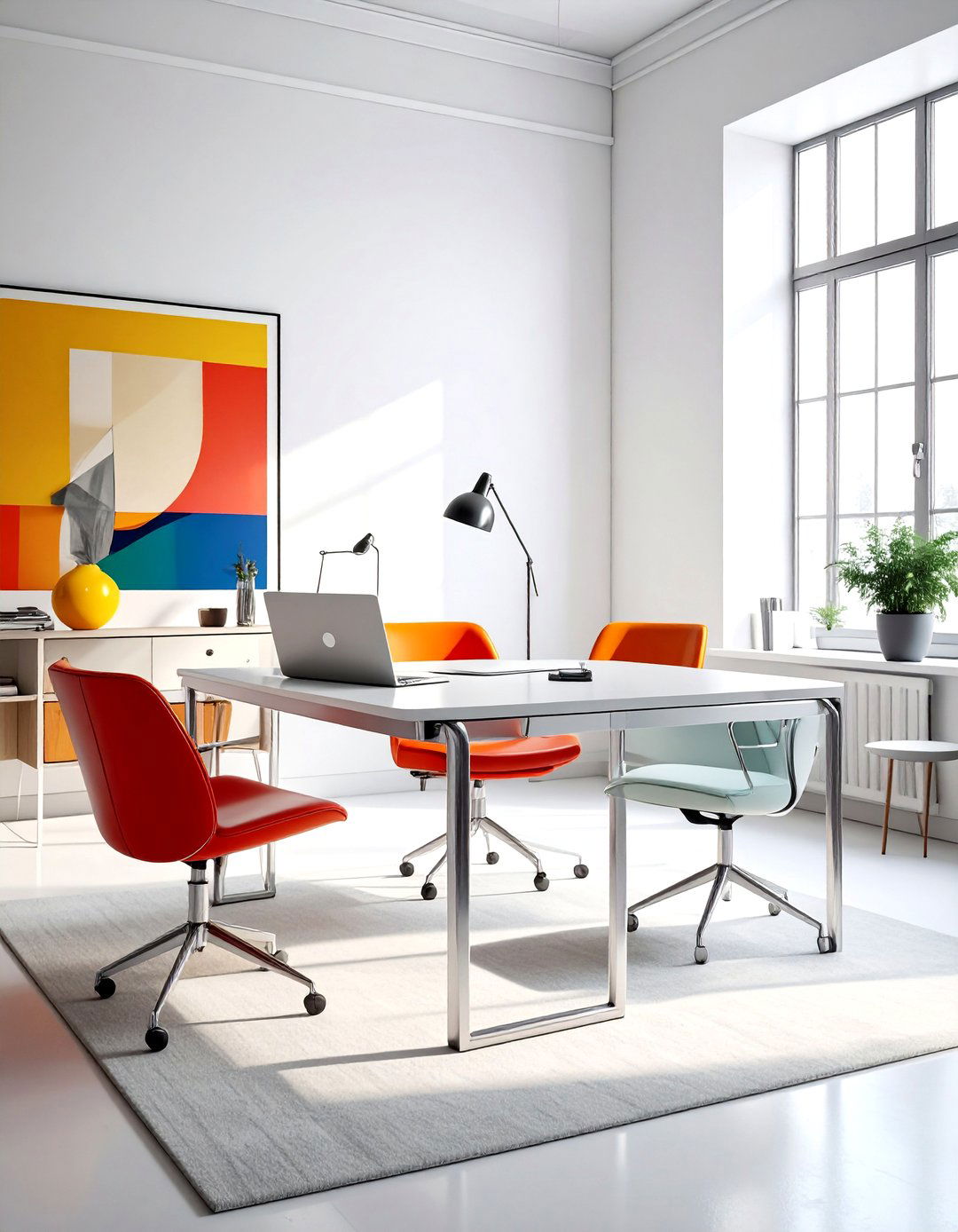 Bauhaus office - 30 vintage home decor ideas