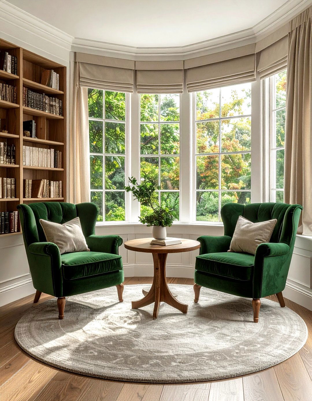 Bay Window Reading Nook - 30 living room bay window ideas