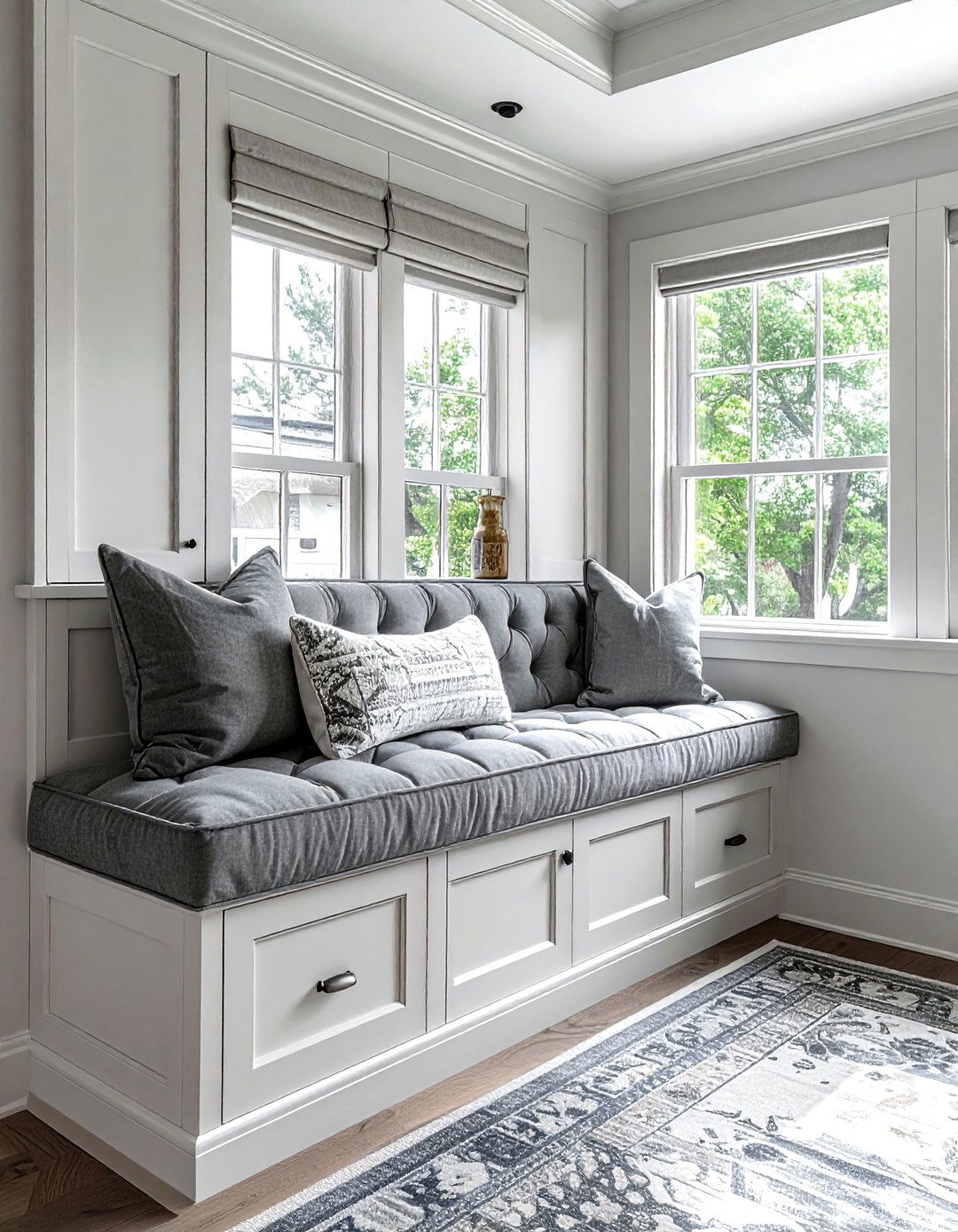 Bay Window Seat Cabinets - 30 living room window seat storage
