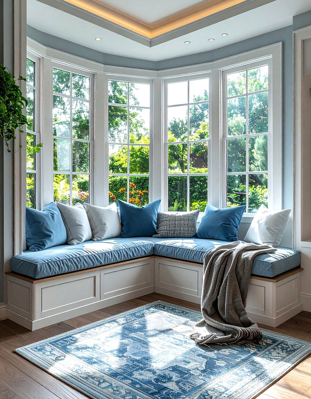 Bay Window Seating - 30 old house bedroom ideas