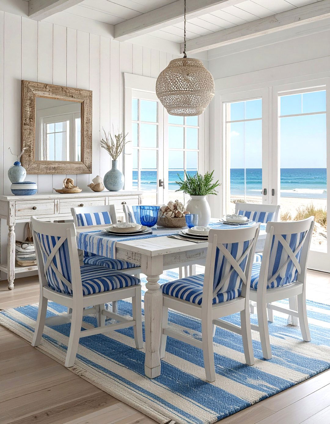 Beach House Dining Room - 30 tropical dining room ideas