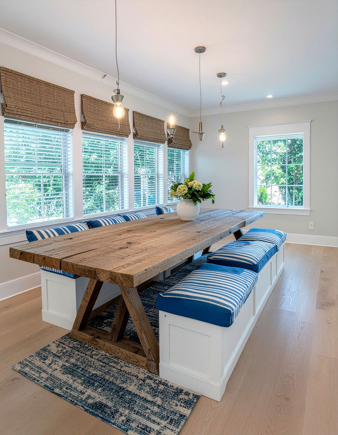 Beach House Dining Room Bench Seating - 30 beach house dining room ideas