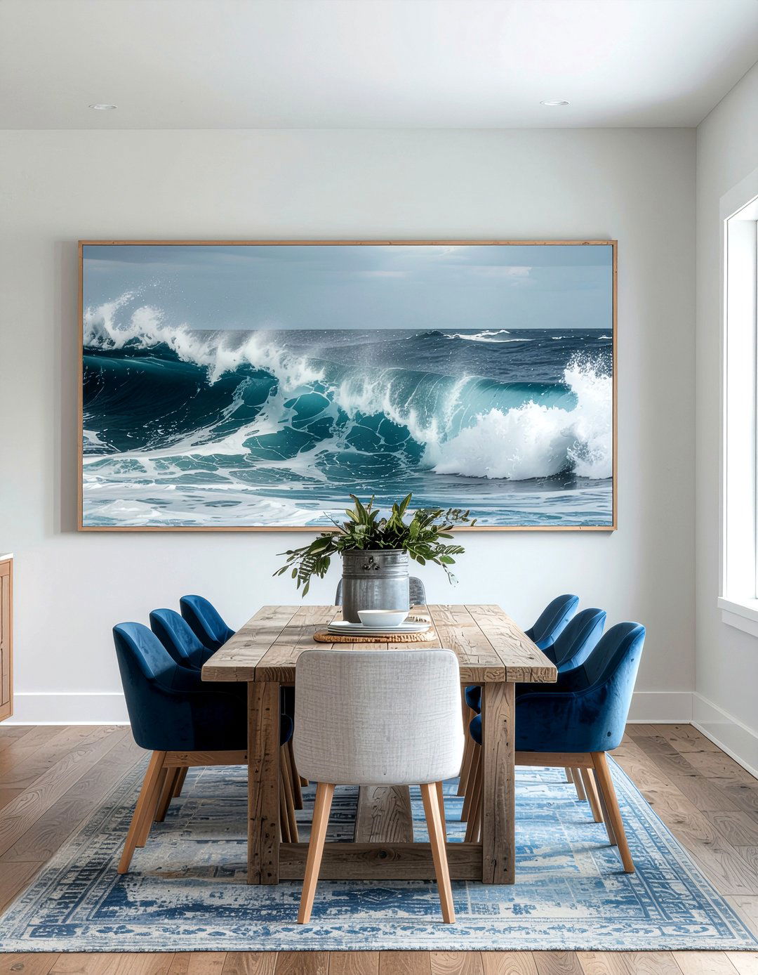 Beach House Wall Art - 30 ocean-inspired dining room ideas