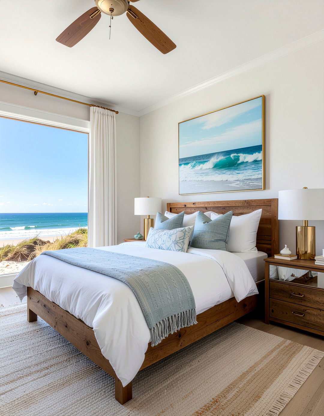 Beachy chic bedroom - 30 beach themed bedroom ideas
