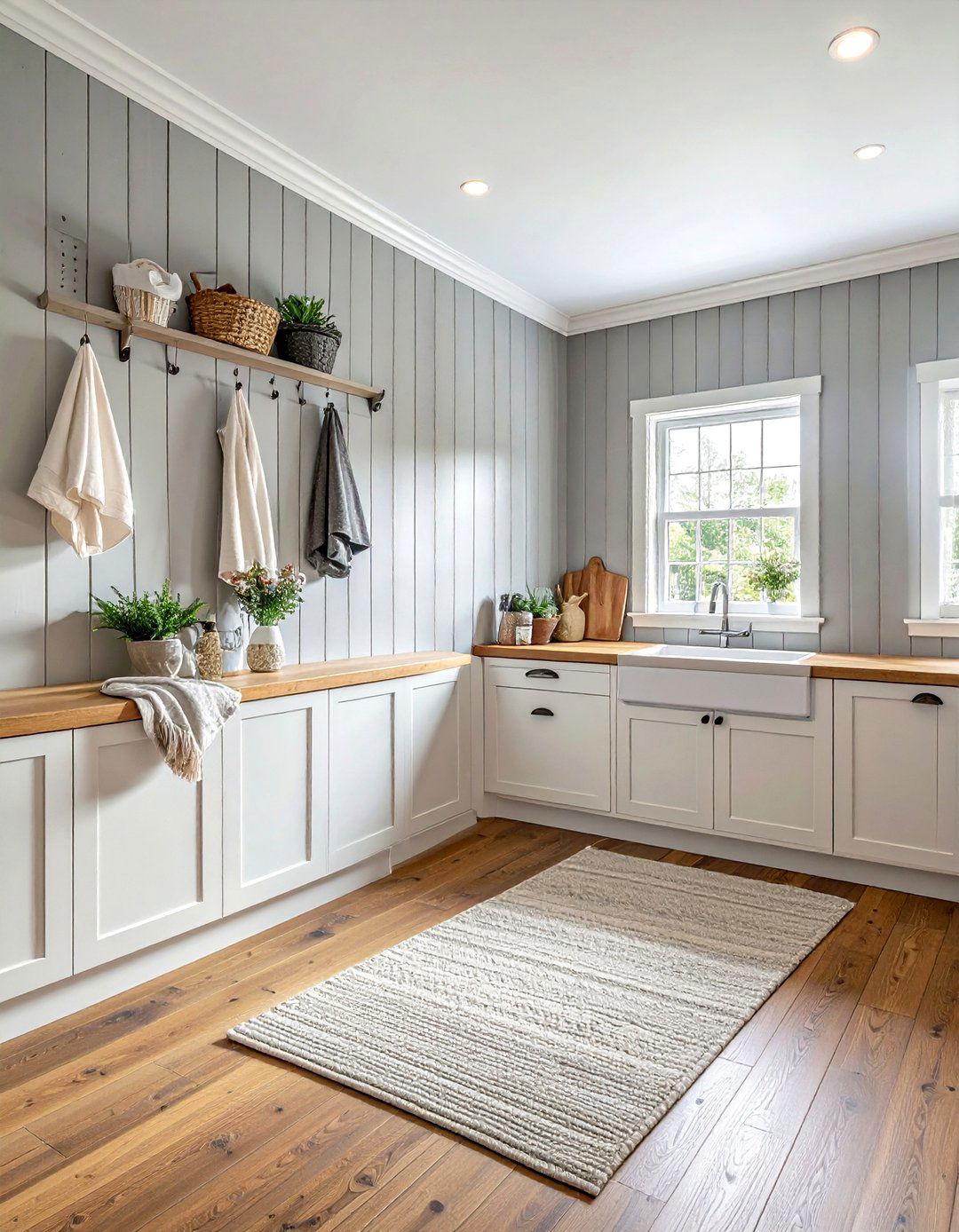 Beadboard Wall Paneling - 30 English country kitchen ideas