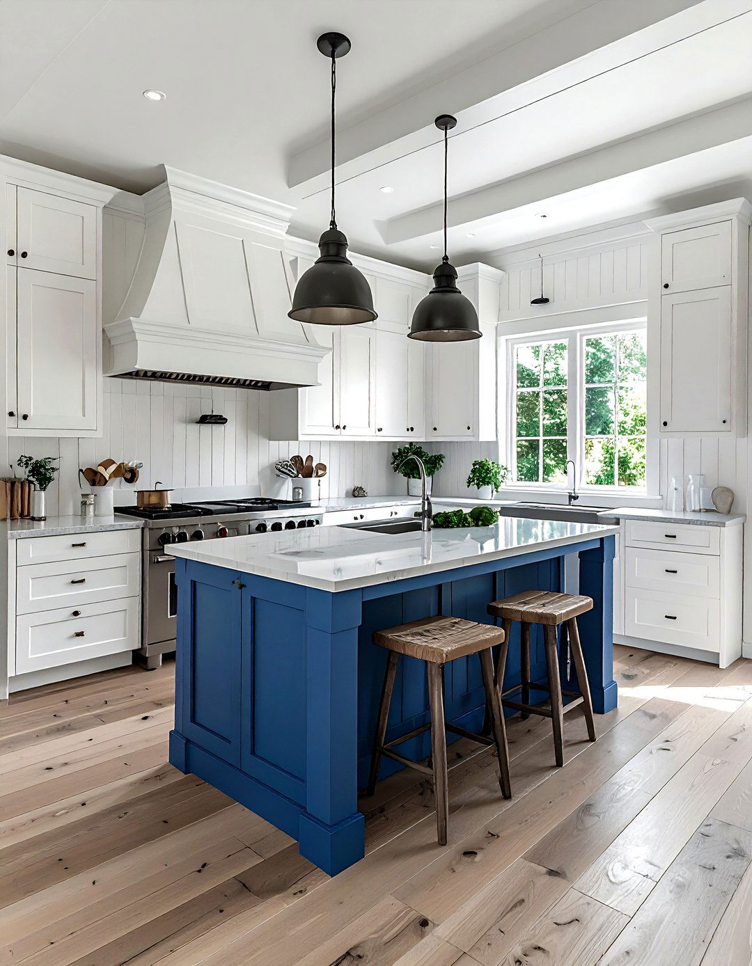 Beadboard Wall Paneling - 30 colonial kitchen ideas