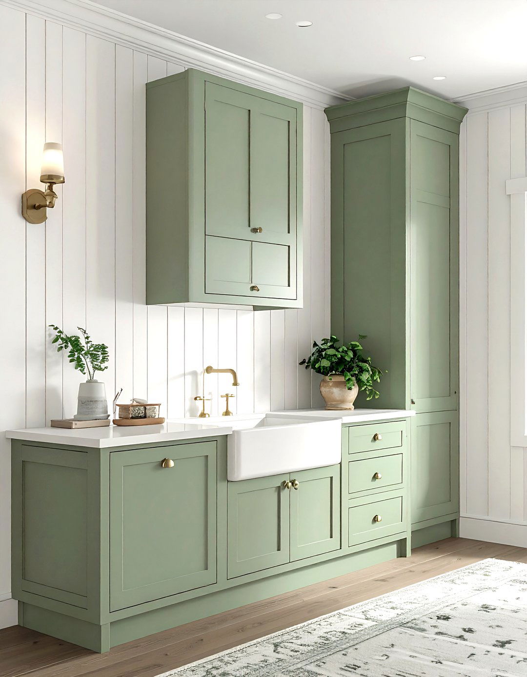 Beadboard Wall Paneling - 30 DIY kitchen remodel ideas