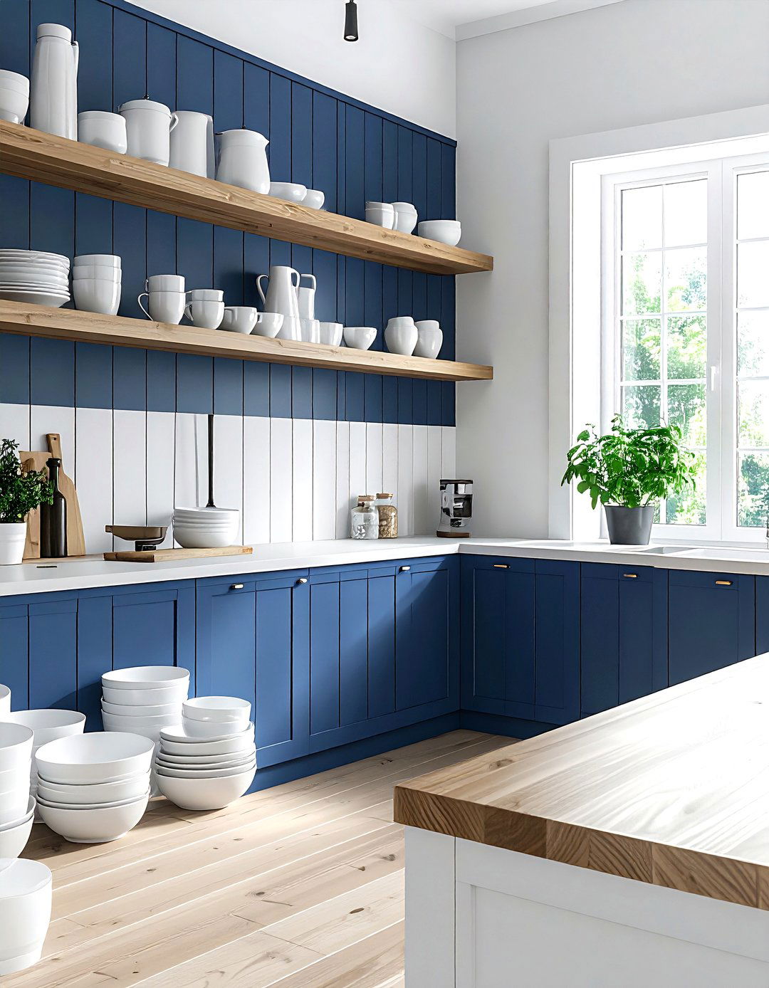 30 Beadboard Backsplash Kitchen Ideas for a Rustic Charm