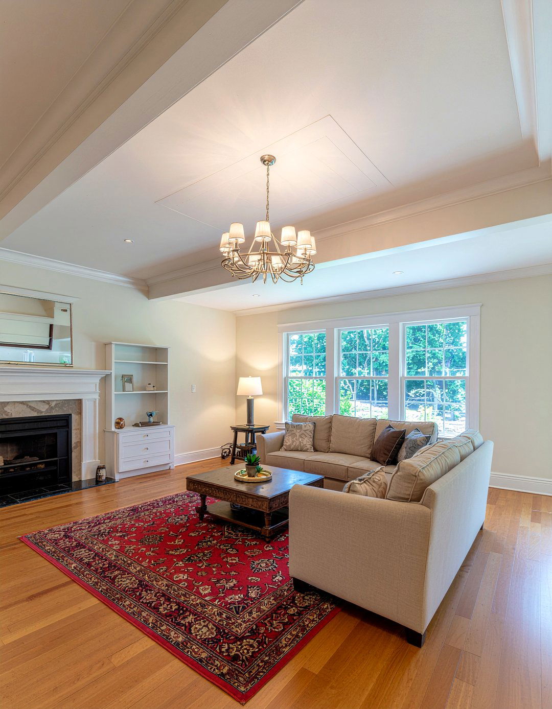 Beadboard ceiling - 30 living room ceiling update ideas