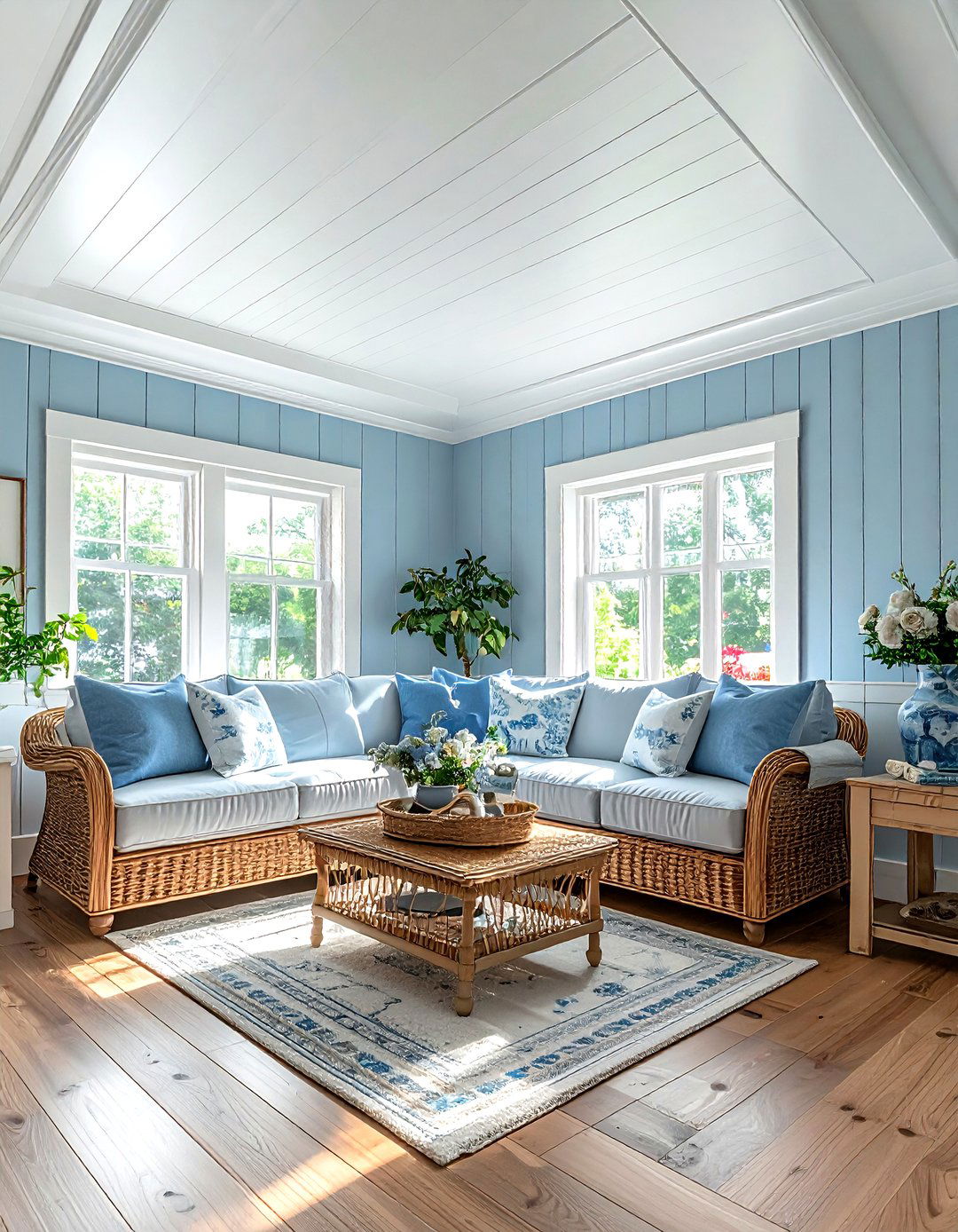 Beadboard ceiling living room - 30 living room textured ceiling ideas