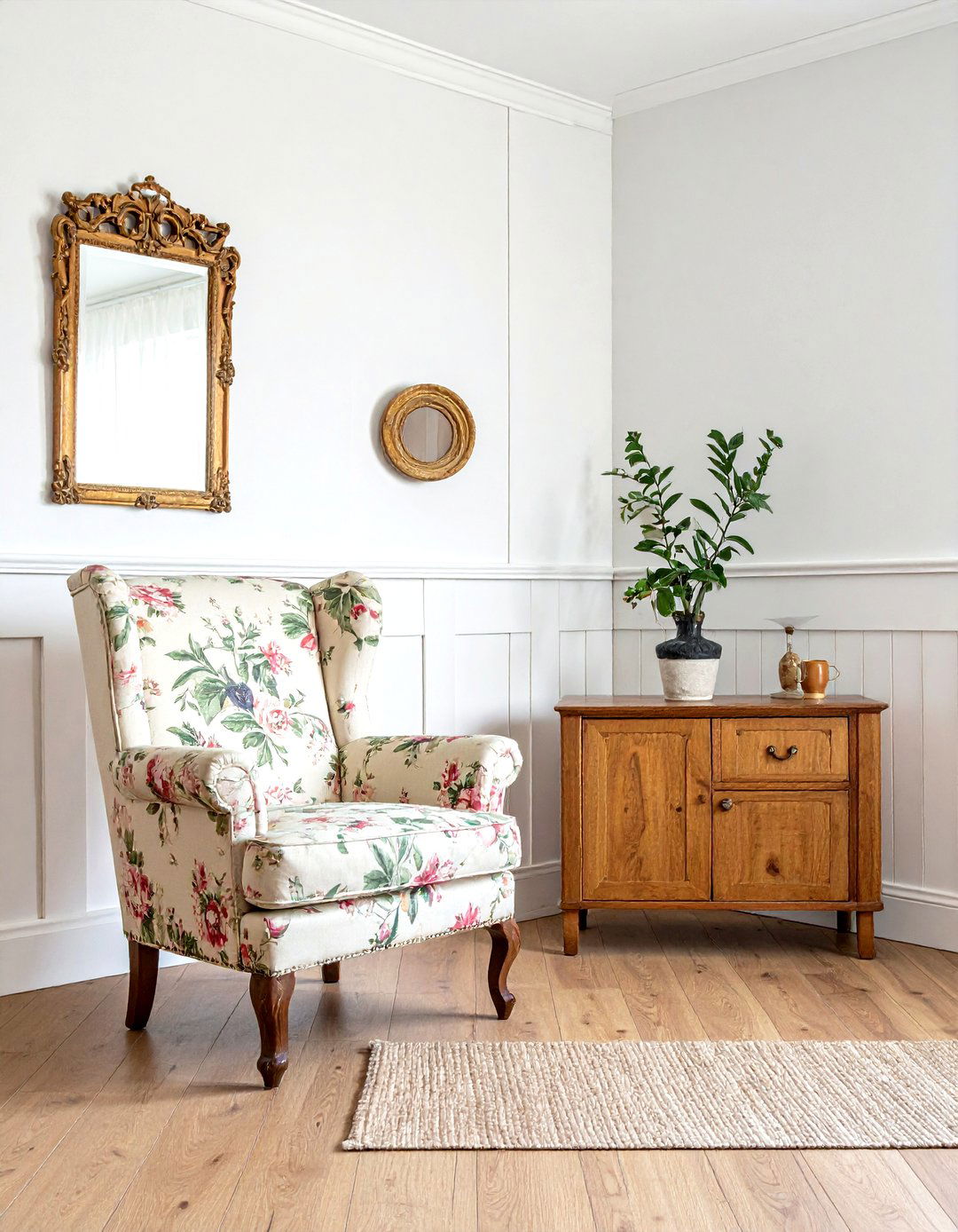 Beadboard wall panels - 30 living room paneled walls ideas