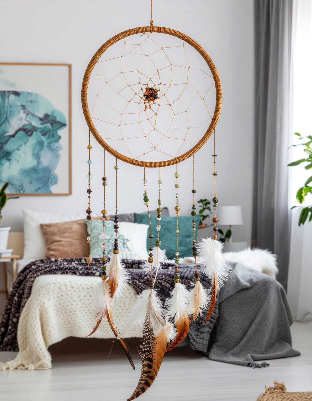Beaded Dreamcatcher - 30 bedroom dreamcatchers