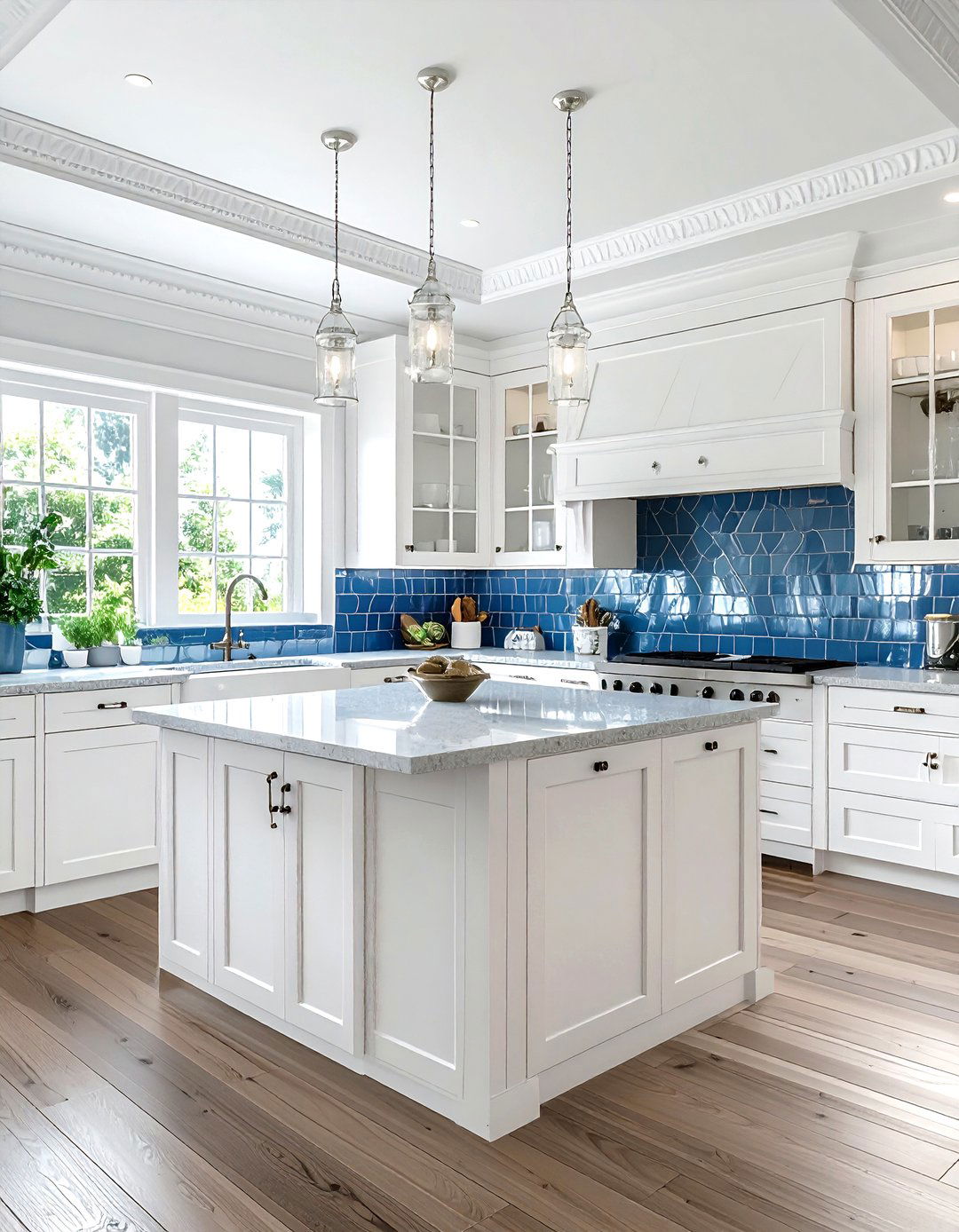 Beaded crown molding - 30 kitchen crown molding ideas