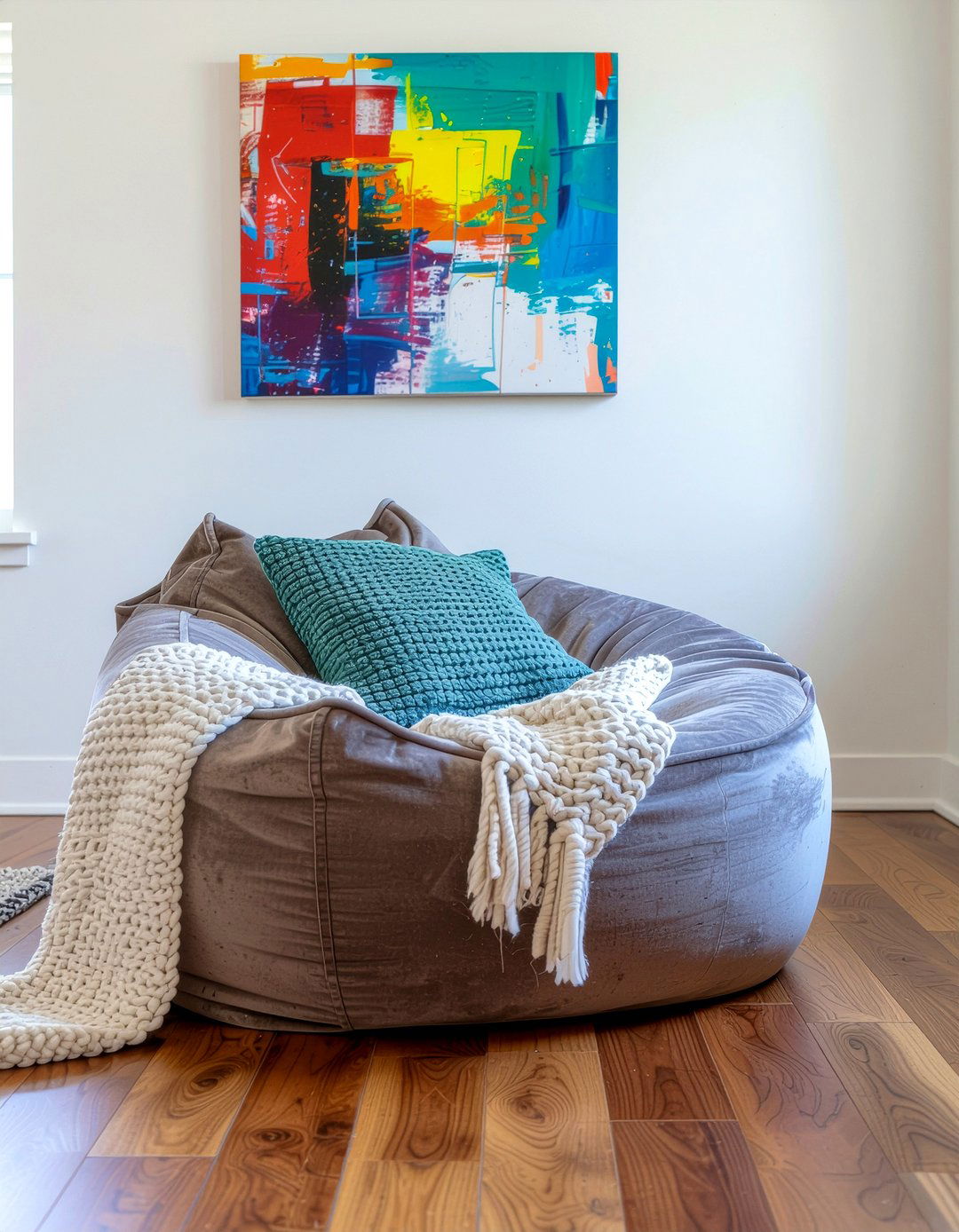 Bean Bag Chair - 30 cheap living room furniture ideas