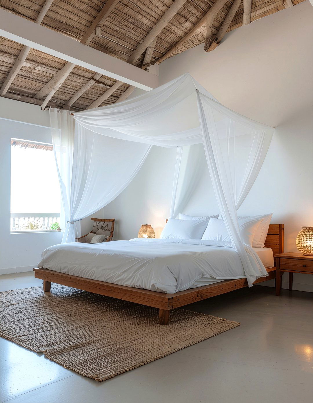 Bed canopy - 30 bedroom on a budget ideas