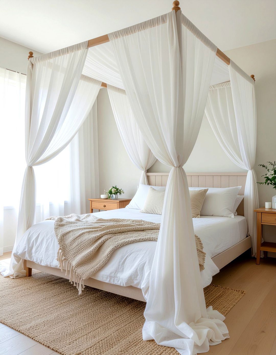 Bed canopy - 30 budget bedroom ideas