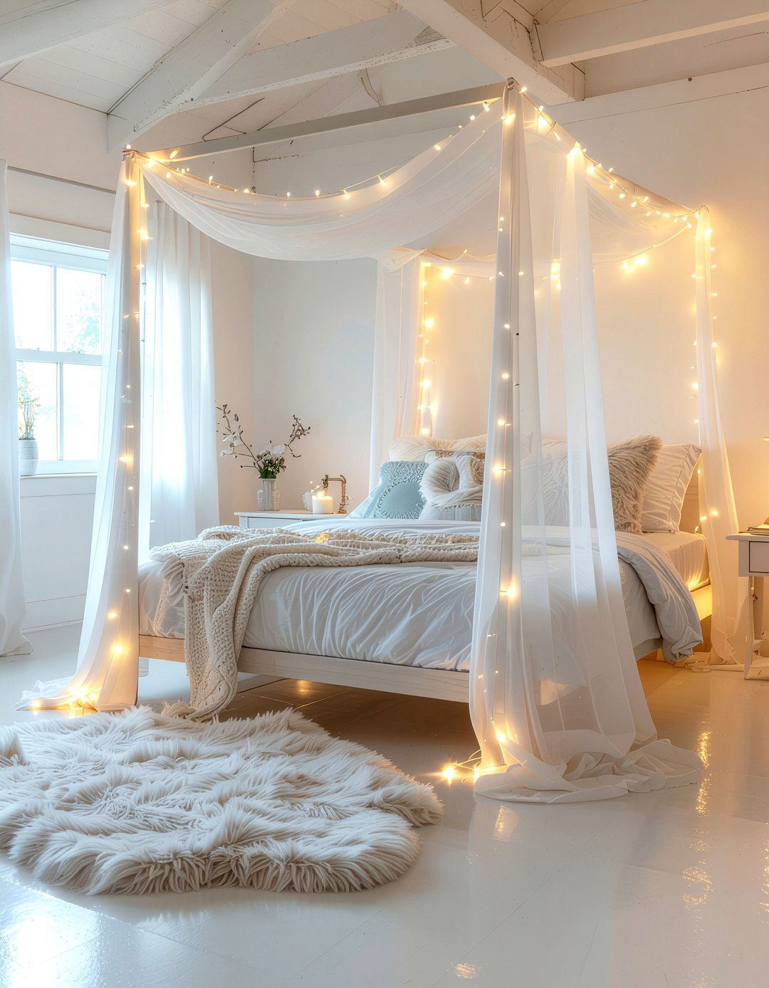 Bed canopy netting - 30 temporary bedroom ideas