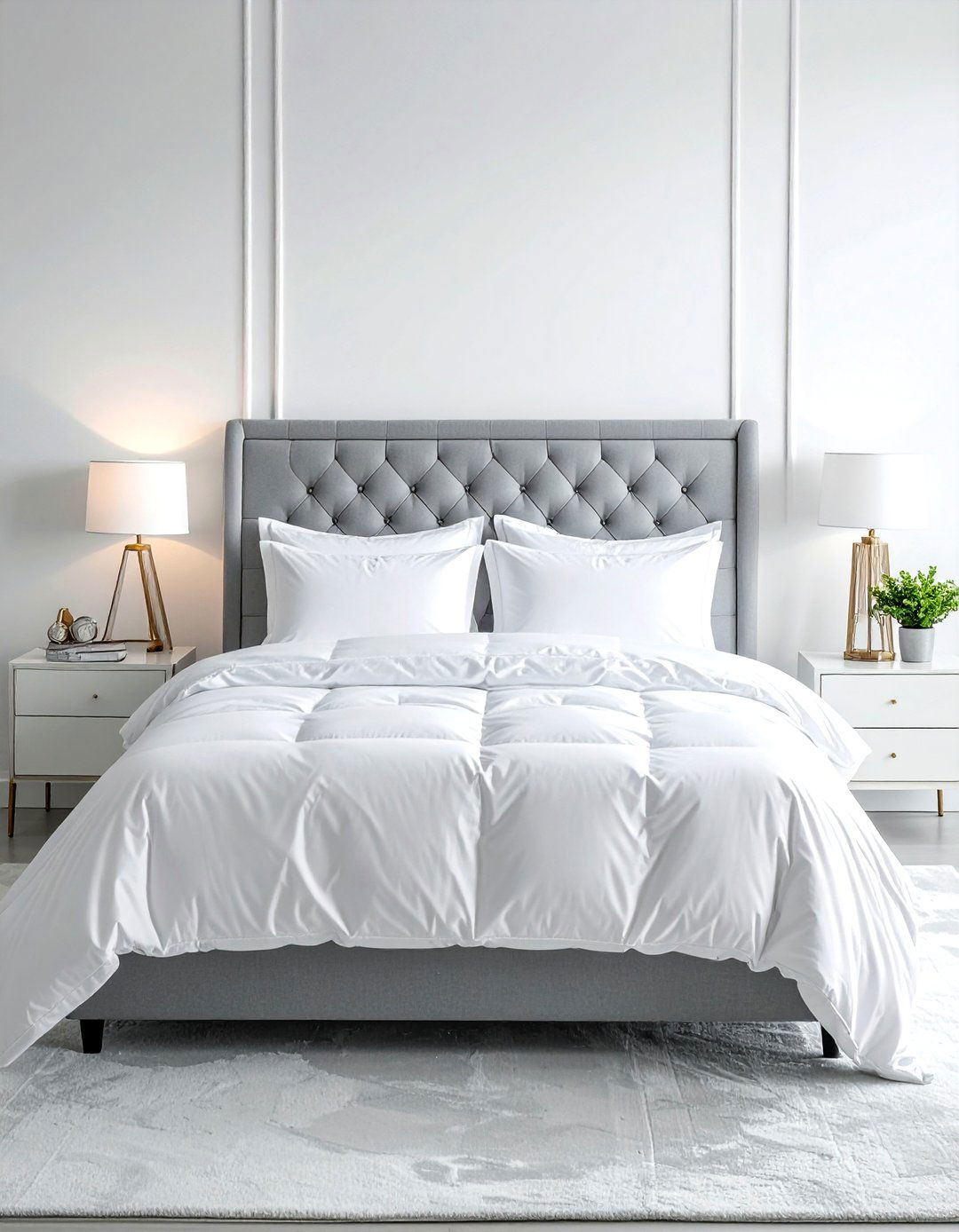 Bed headboard slipcover - 30 renter-friendly decor ideas