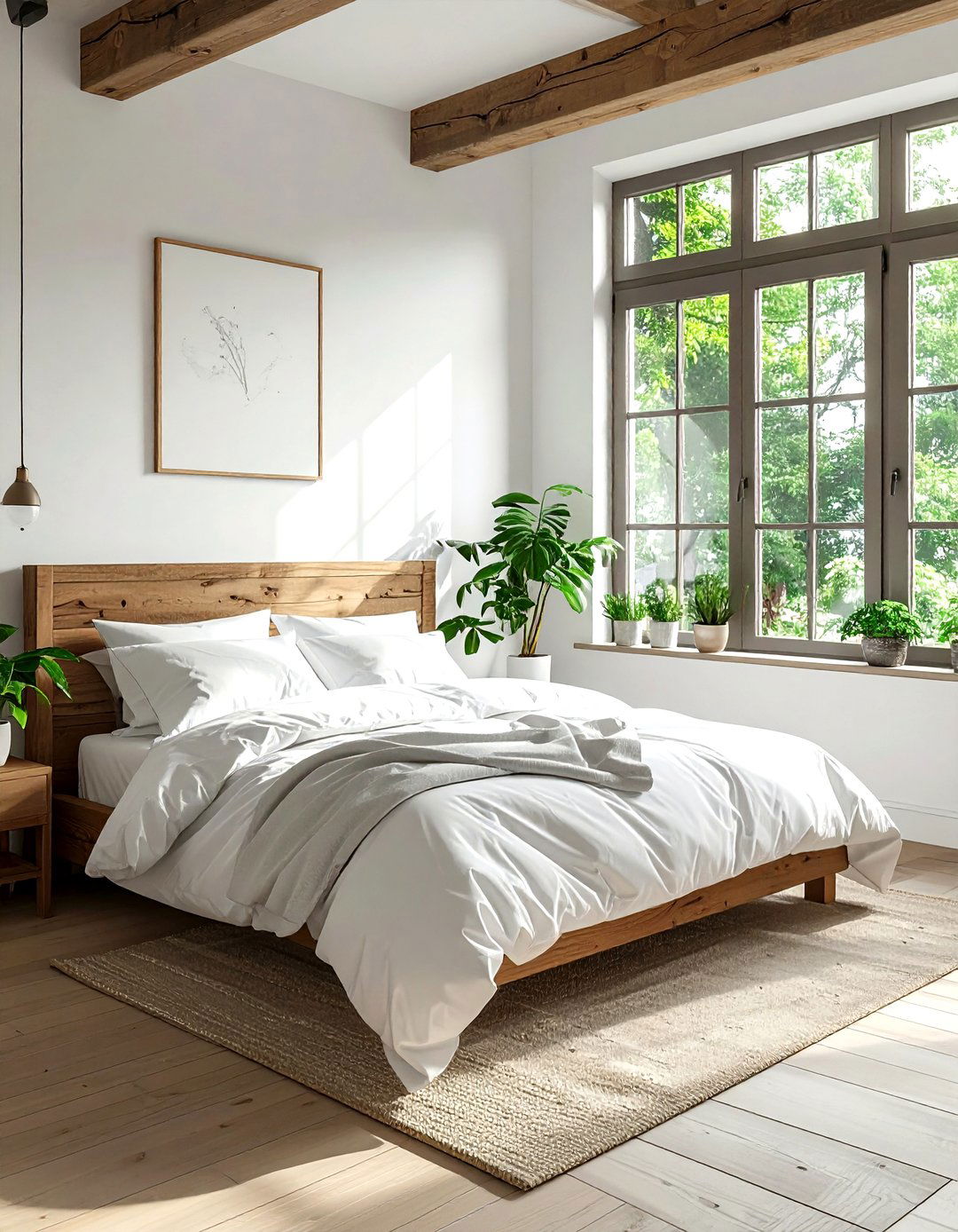 Bed placement under window - 30 bedroom furniture placement