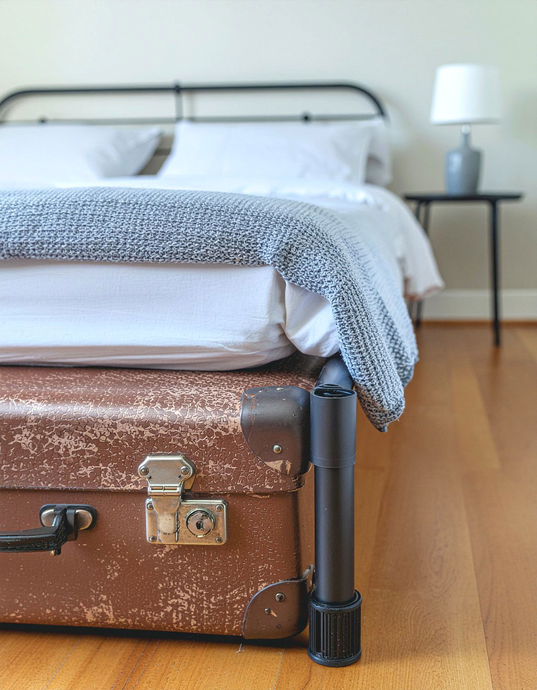 Bed risers - 30 bedroom storage ideas