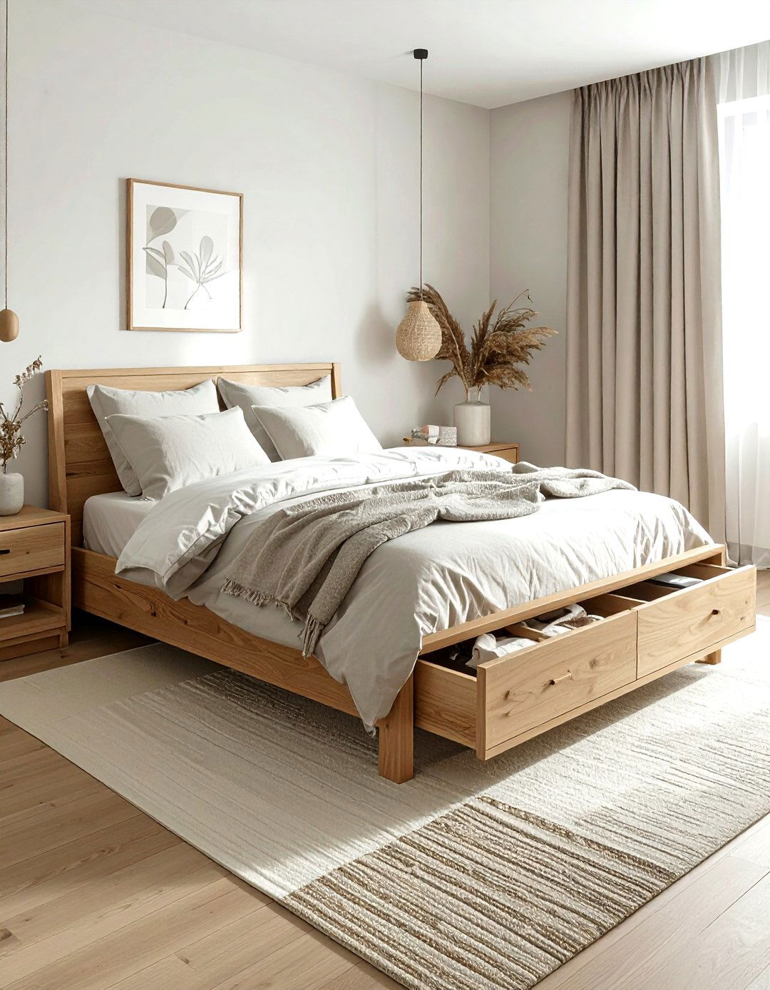 Bed with drawers - 30 storage bed ideas