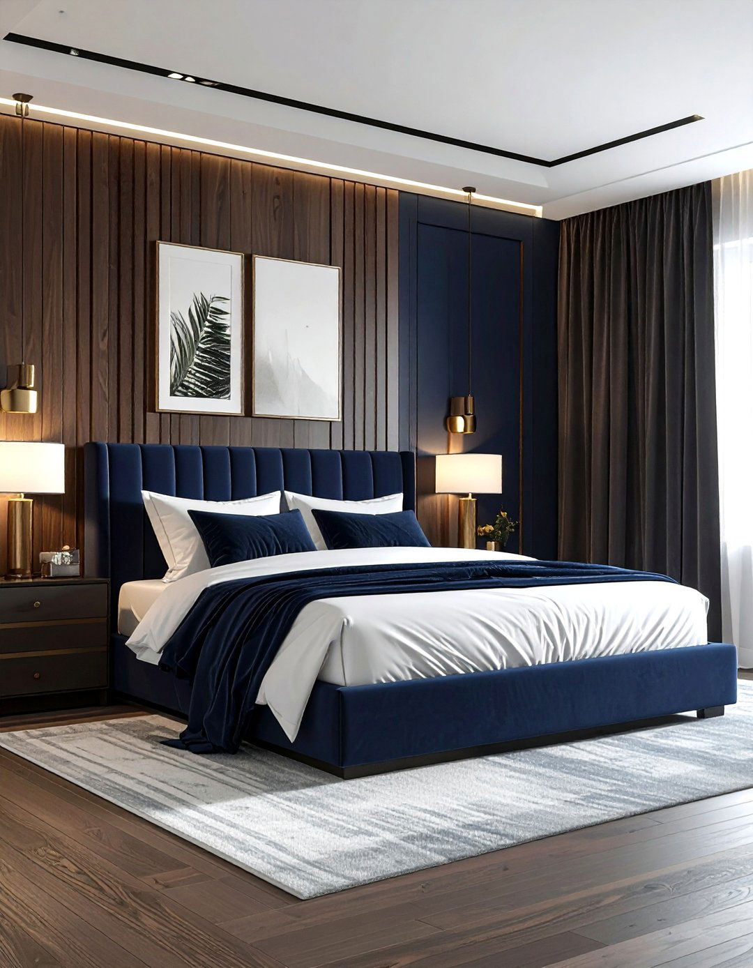 Bedroom Accent Wall - 30 home makeover ideas