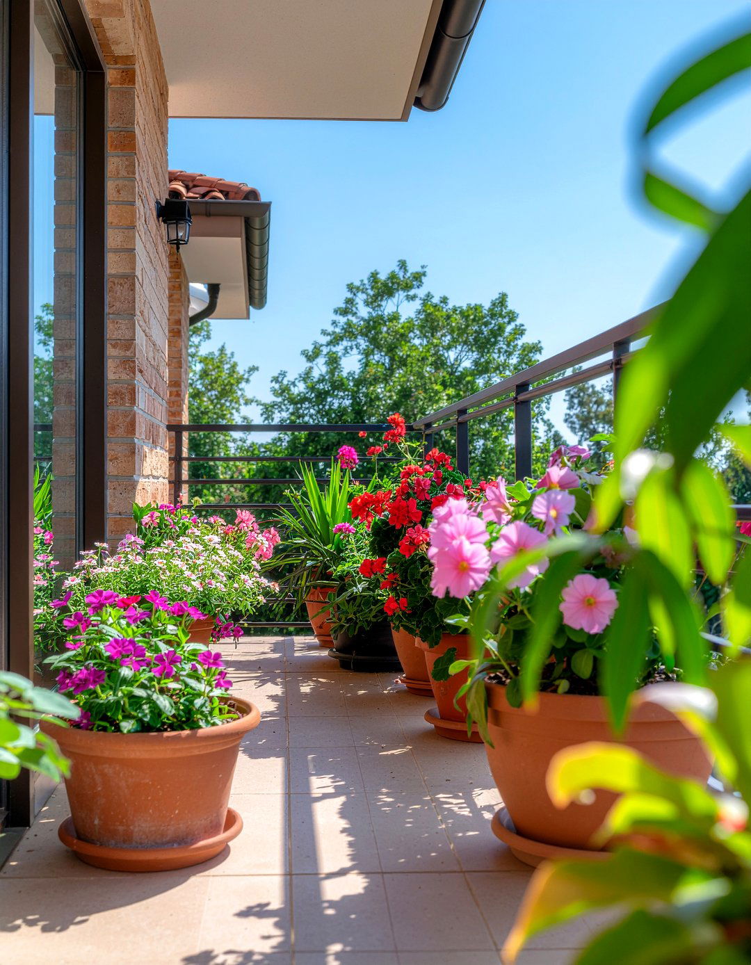 Bedroom Balcony Plants - 30 bedroom with balcony ideas