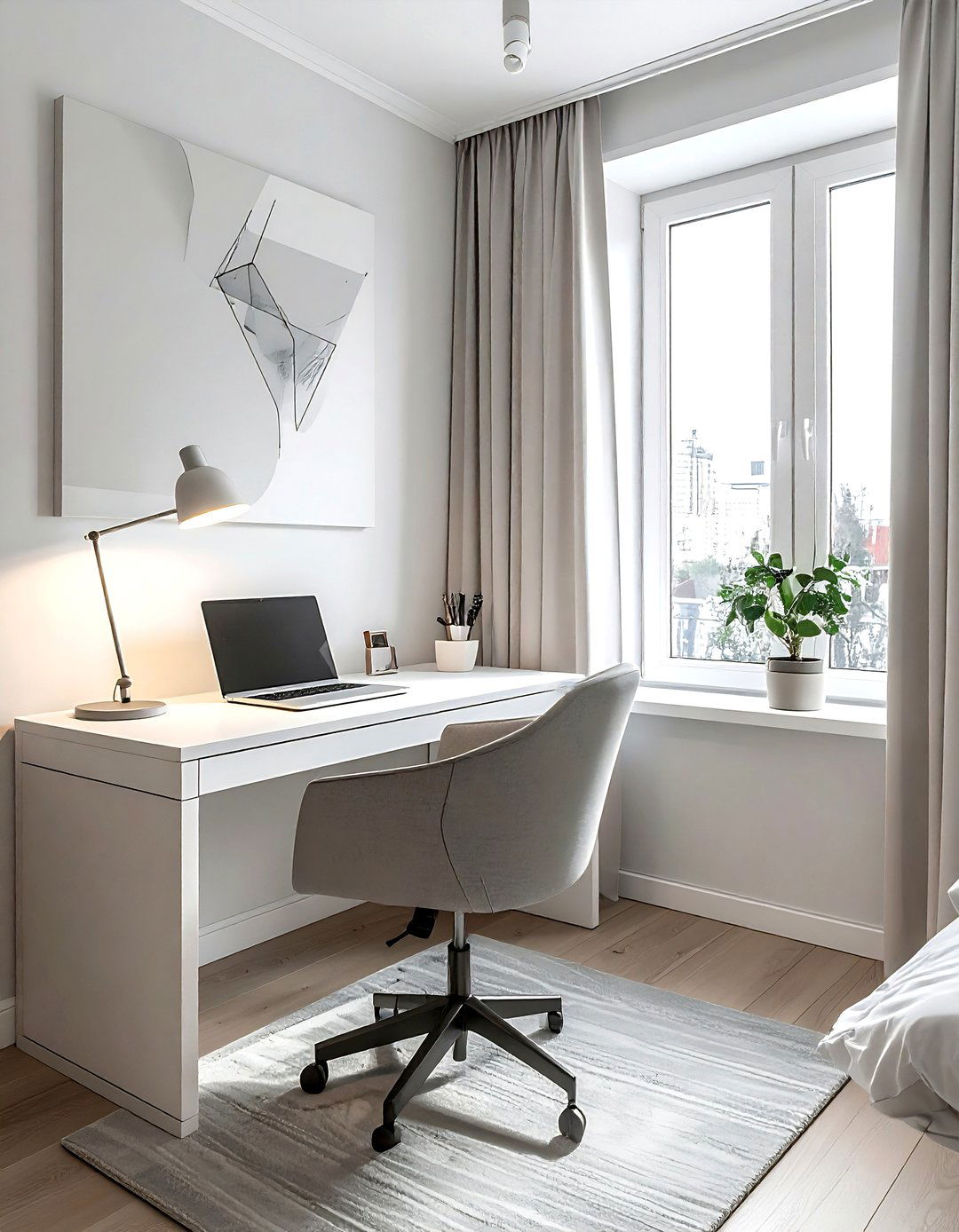 Bedroom Corner Desk - 30 bedroom corner storage ideas