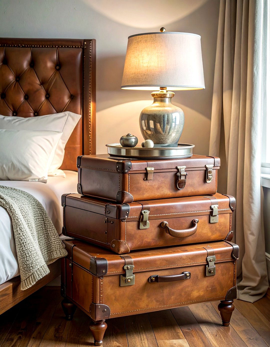 Bedroom Nightstand Styling - 30 thrift store decor ideas