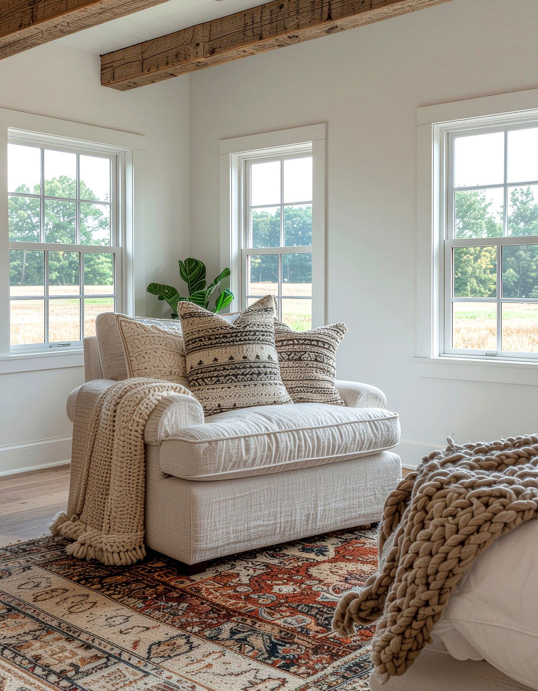 Bedroom Oversized Armchair - 30 bedroom seating ideas