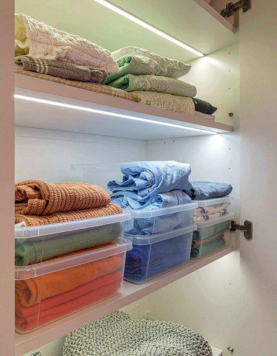 Bedroom Storage Bins - 30 command strip bedroom ideas