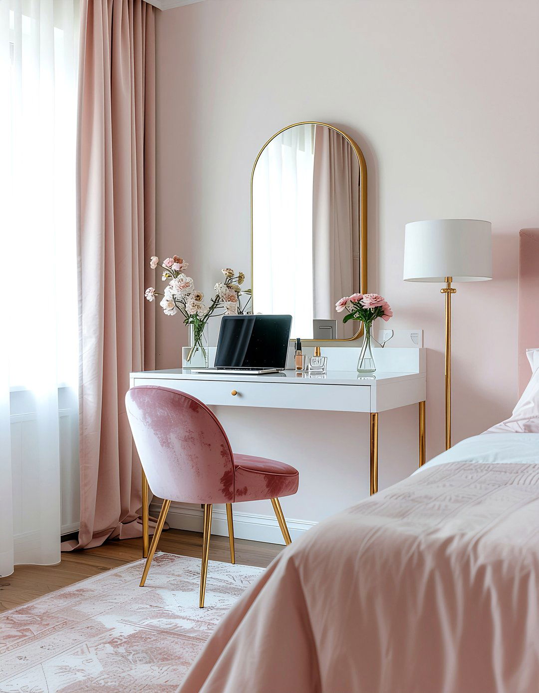 Bedroom Vanity Desk Combo - 30 bedroom desk ideas