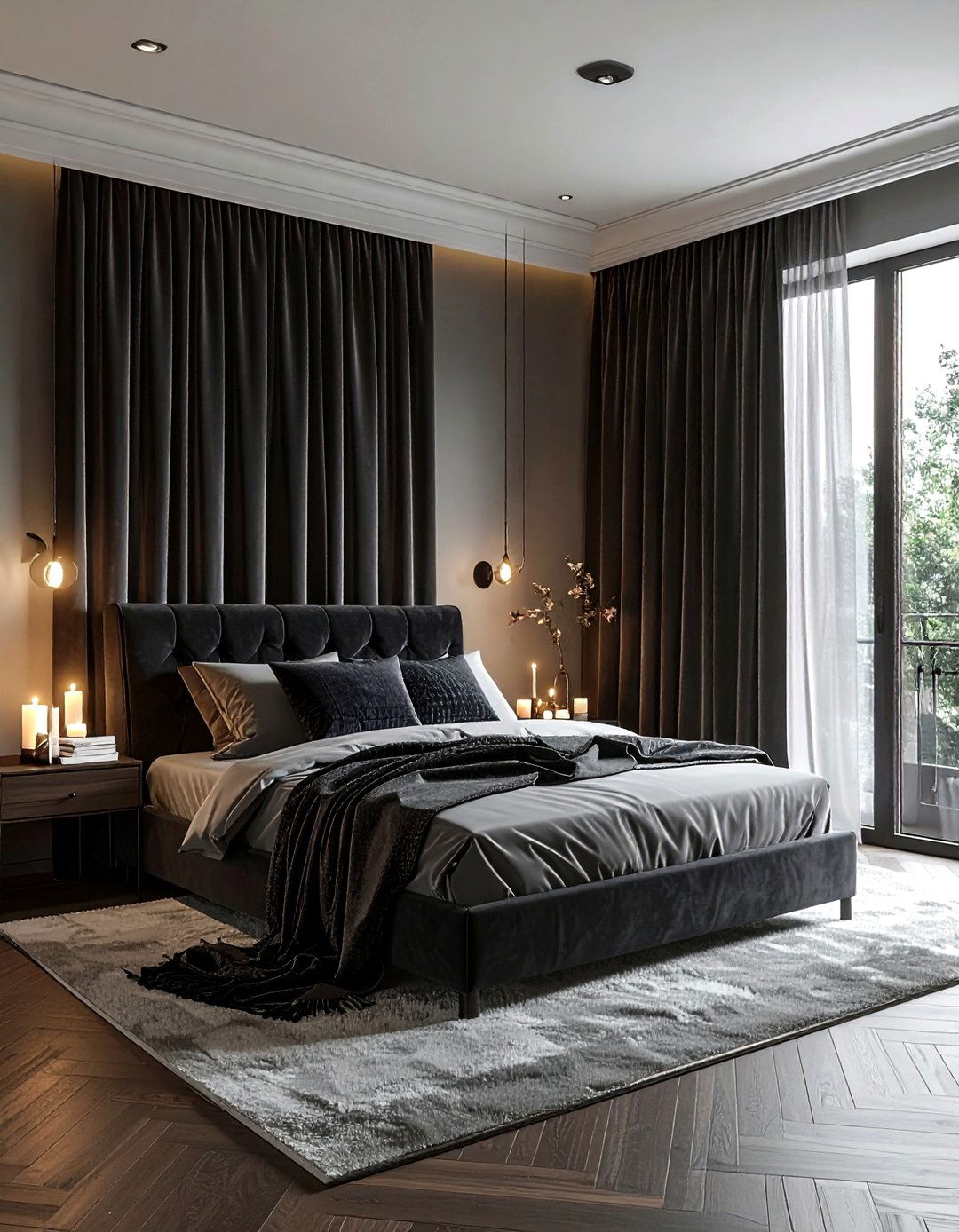 Bedroom Velvet Curtains - 30 velvet curtain ideas