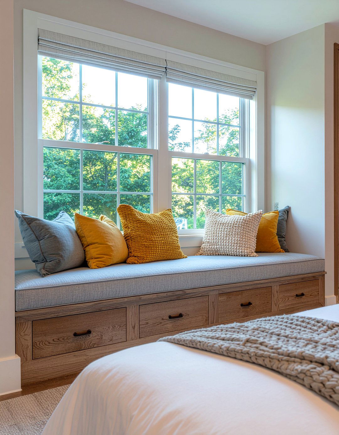 Bedroom Window Bench Seat - 30 large bedroom ideas