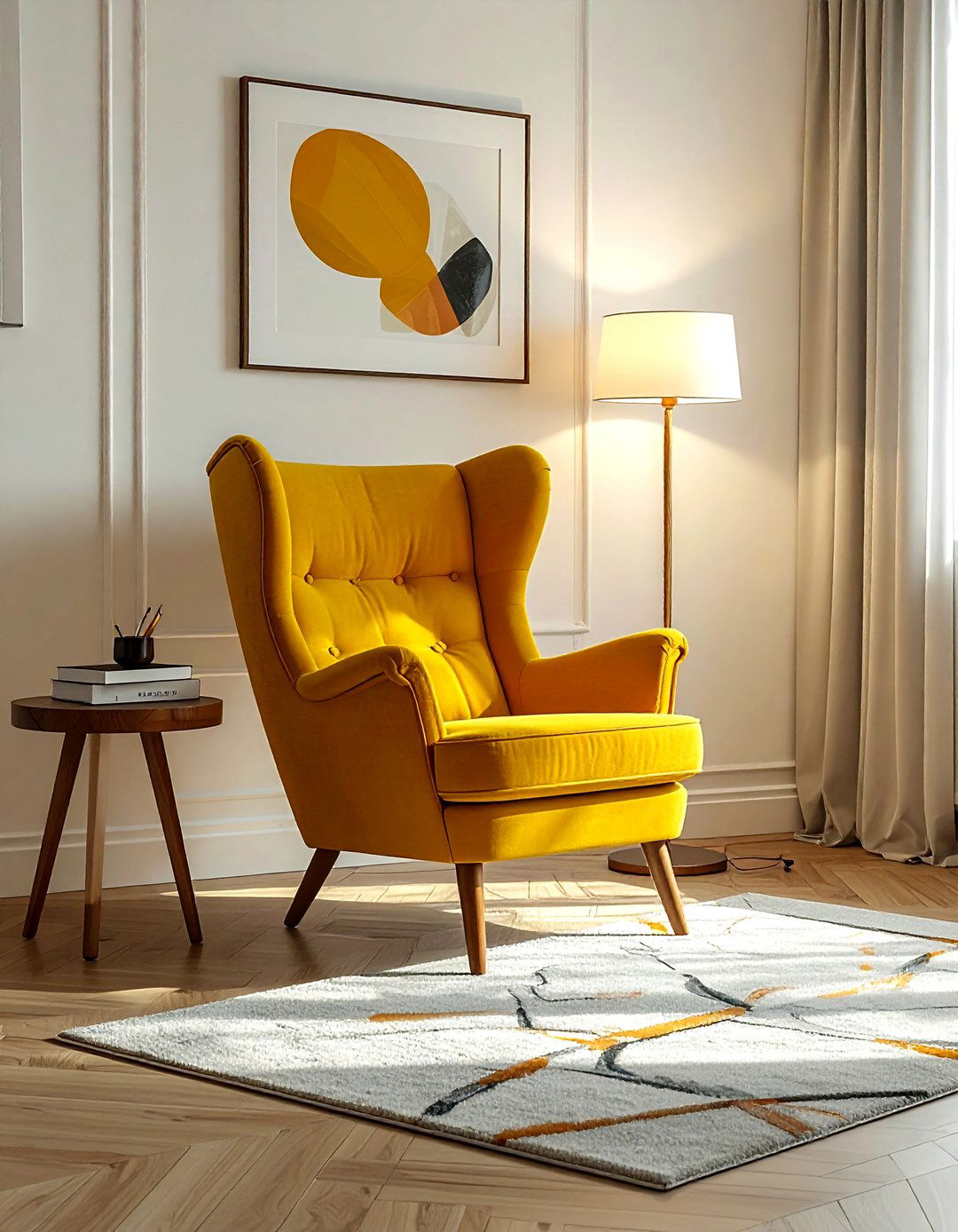 Bedroom With Accent Chair In Corner - 30 bedroom furniture arrangement