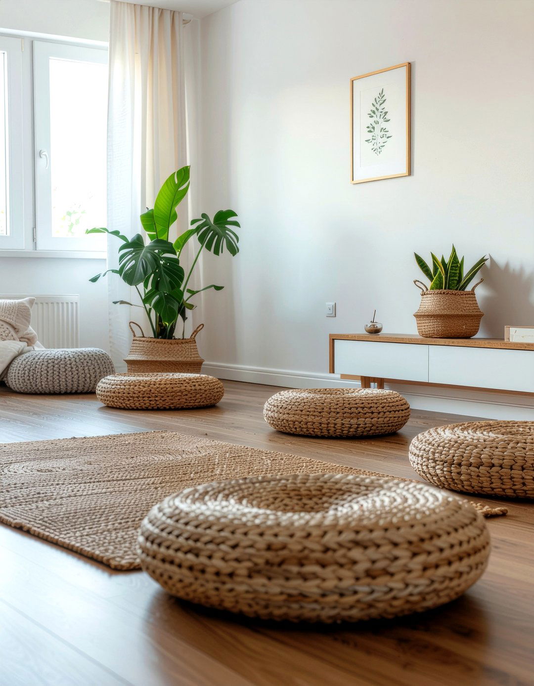 Bedroom Yoga Space - 30 bedroom dual purpose ideas